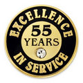 Excellence In Service Pin - 55 Years